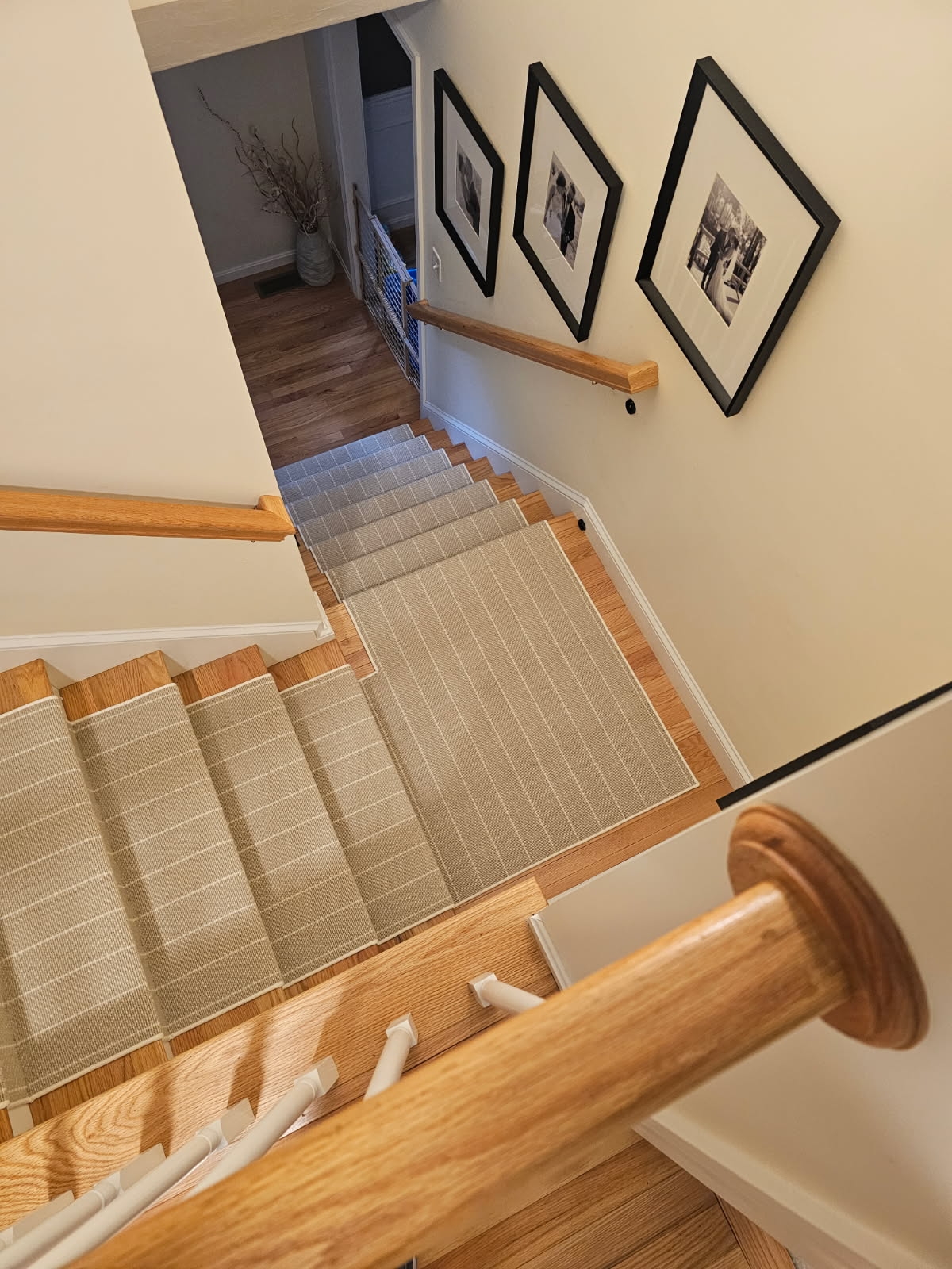 Hallway runner in a home